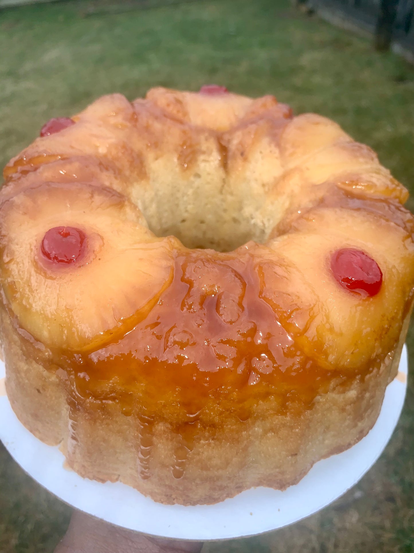 Pineapple upside down Bundt cake