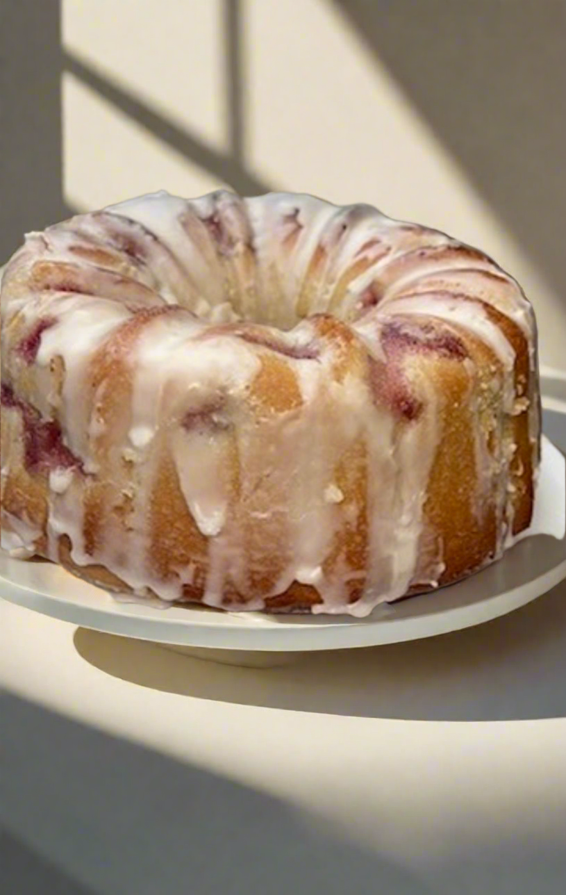 Strawberry Lemonade Bundt cake