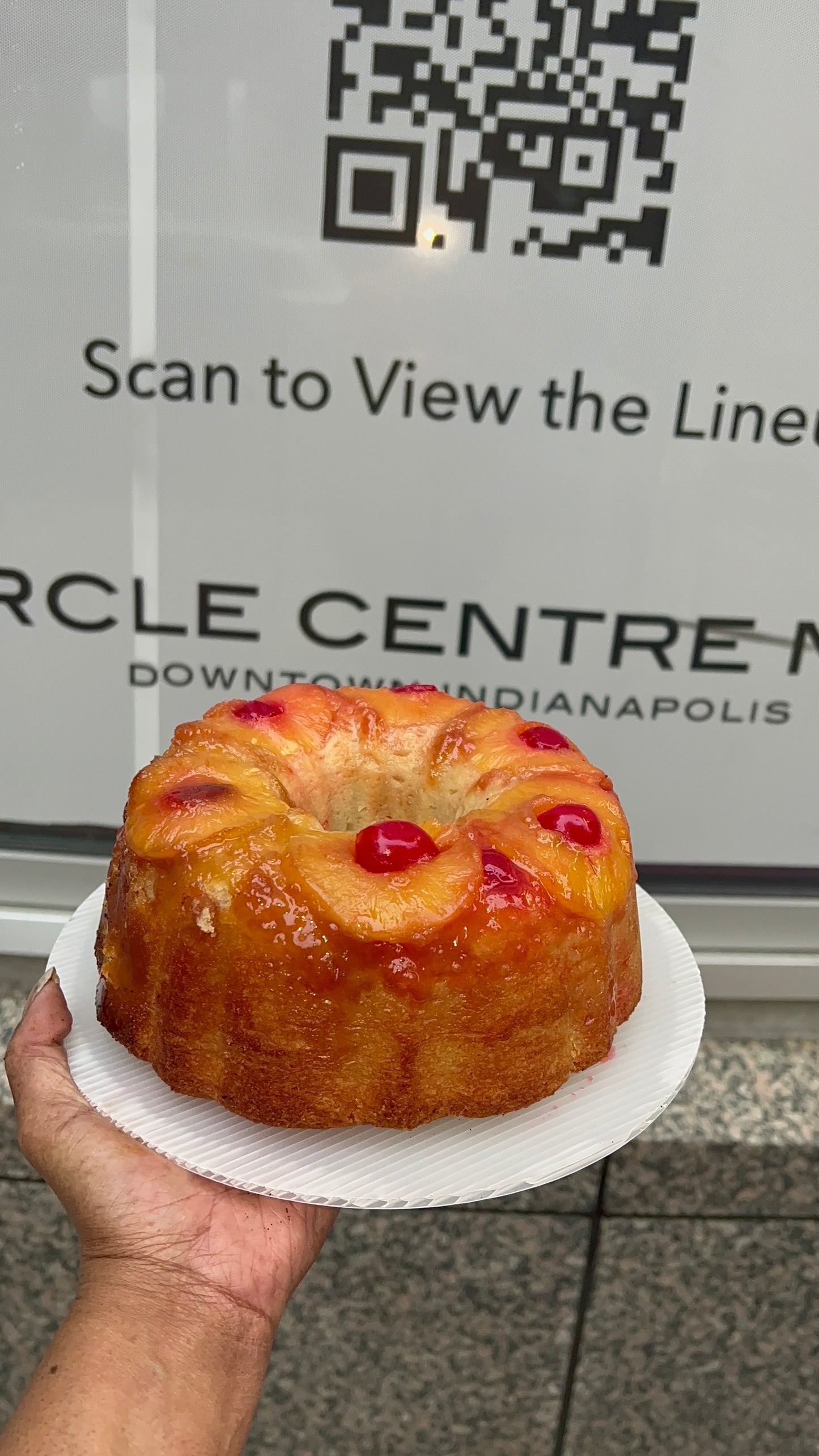 Pineapple upside down Bundt cake