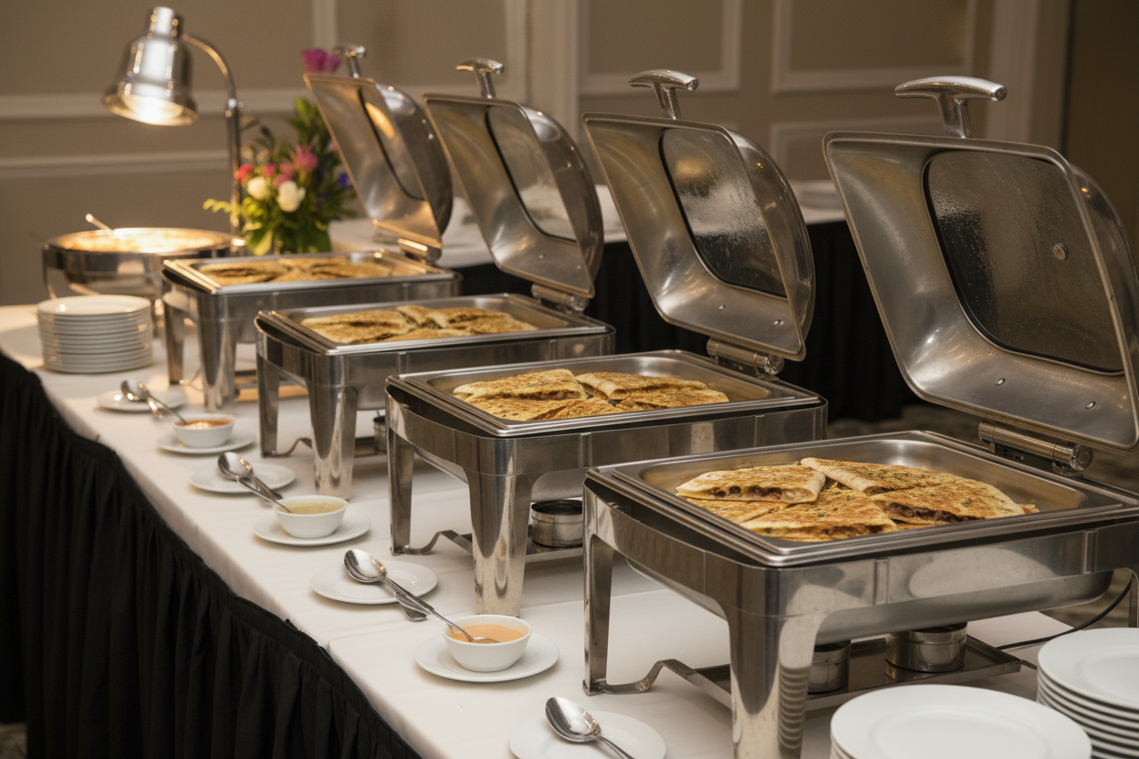 Full Catering Pan – BBQ Jackfruit Quesadillas