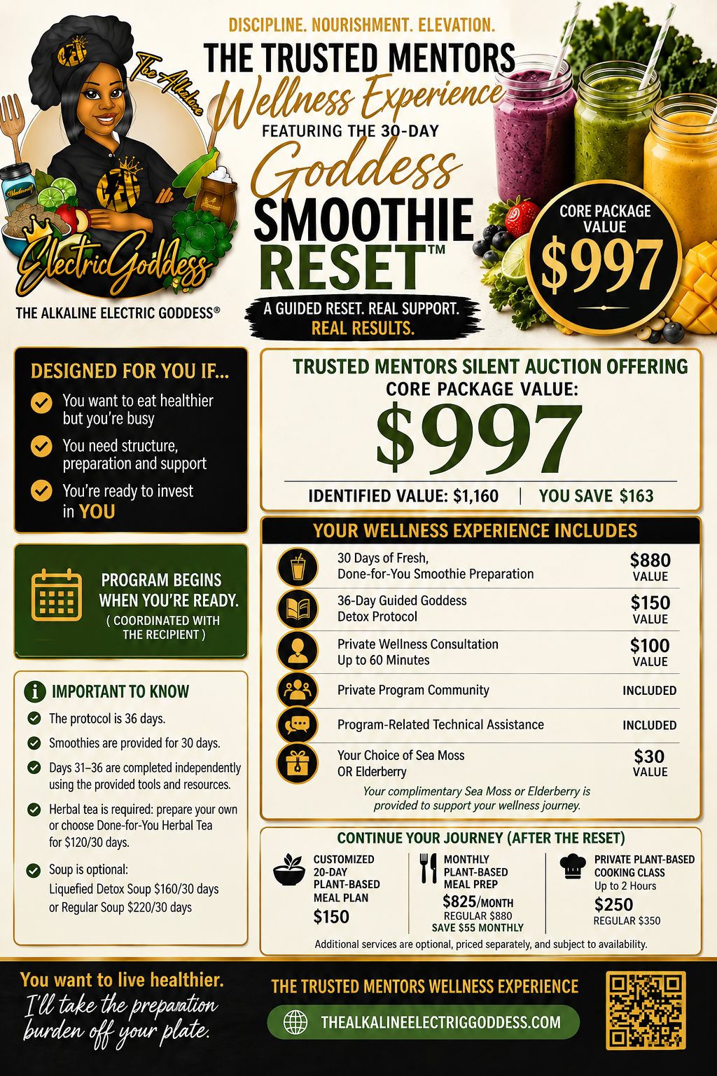 30-Day Goddess Smoothie Reset™ — TRUSTED MENTORS WELLNESS EXPERIENCE